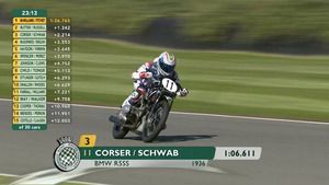 Troy Corser dominó en una motocicleta que tiene 89 años
