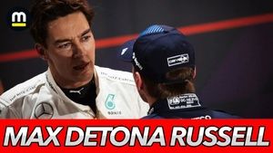 VERSTAPPEN DETONA RUSSELL: 