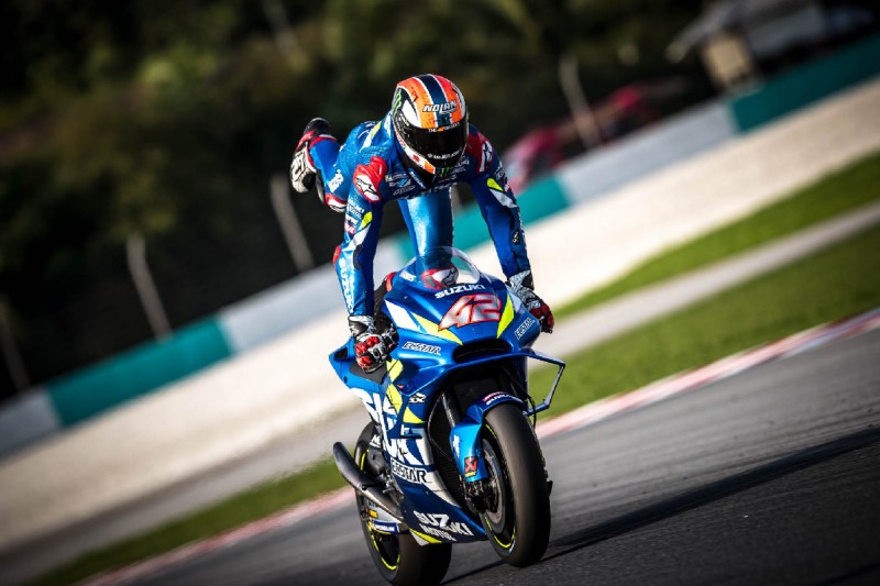 Alex Rins fährt mit Suzuki erneut auf P2: