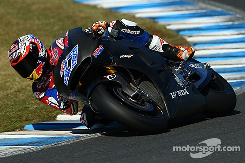 Stoner signs new HRC testing deal for 2015