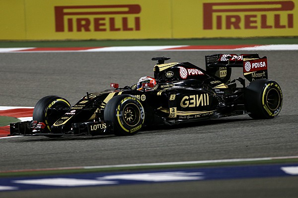 Grosjean, feliz con el Lotus E23