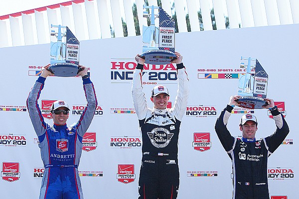 Rahal gana en Mid-Ohio y amenaza a Montoya 