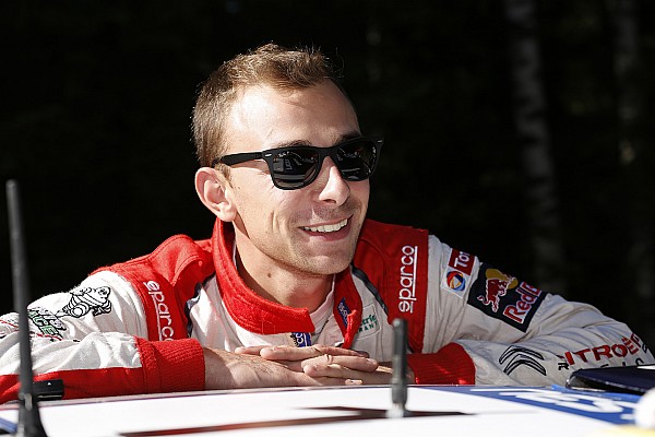 Stéphane Lefebvre con un DS3 WRC en Alemania