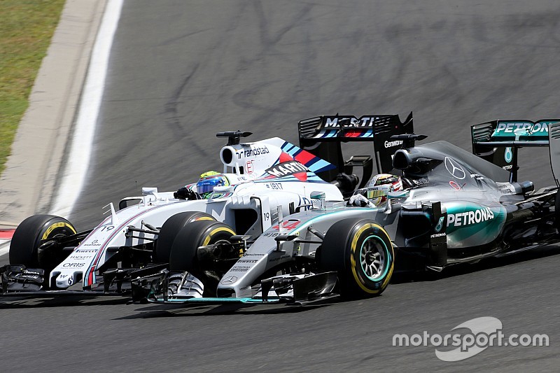 Felipe Massa, Williams F1 Team y Lewis Hamilton, Mercedes AMG F1 Team