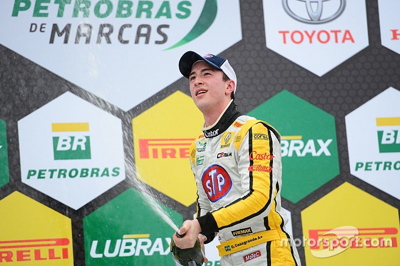 Gabriel Casagrande no pódio