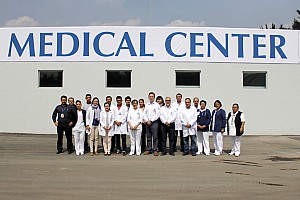 Quedó instalado el centro médico en el Autódromo Hermanos Rodríguez