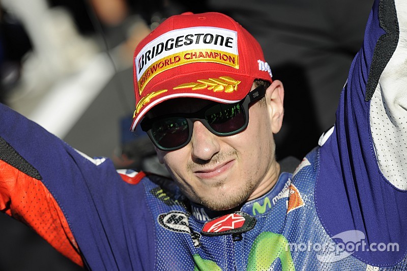 Winner and 2015 World Champion Jorge Lorenzo, Yamaha Factory Racing