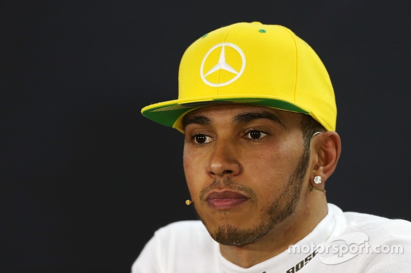 Lewis Hamilton, Mercedes AMG F1 in the FIA Press Conference