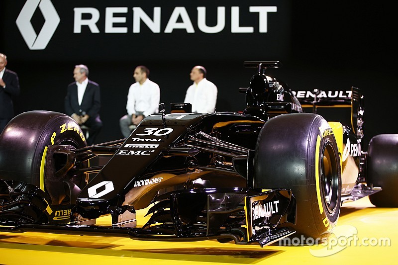 The Renault F1 Team car livery is revealed