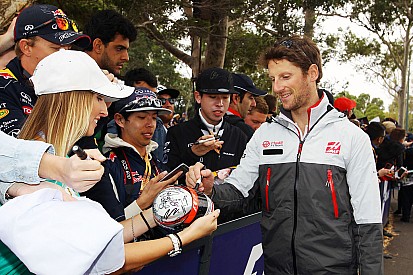 Romain Grosjean, votado como "el piloto del Día", en Melbourne