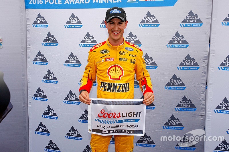 Joey Logano, Team Penske Ford pole winner