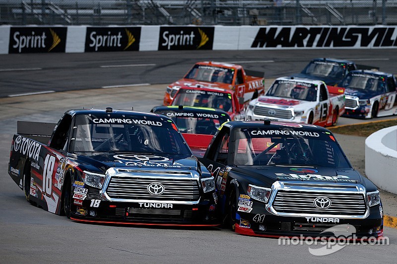 Ben Rhodes, ThorSport Racing Toyota und Kyle Busch, Kyle Busch Motorsports Toyota