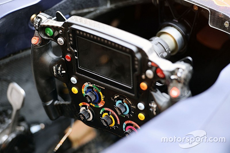 Scuderia Toro Rosso STR11 steering wheel