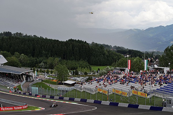 Sergio P&eacute;rez, afectado por la lluvia en Austria