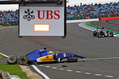 Formel 1 in Silverstone: Abbruch nach schwerem Unfall von Marcus Ericsson