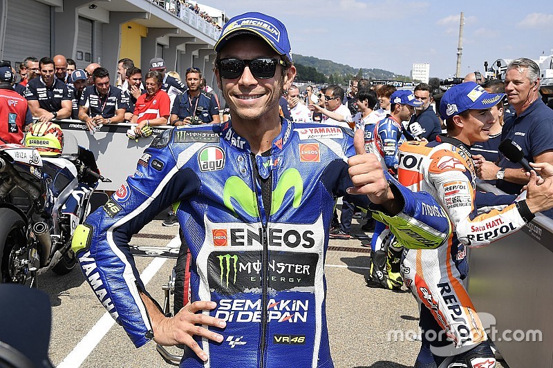 Valentino Rossi, Yamaha Factory Racing en parc ferme