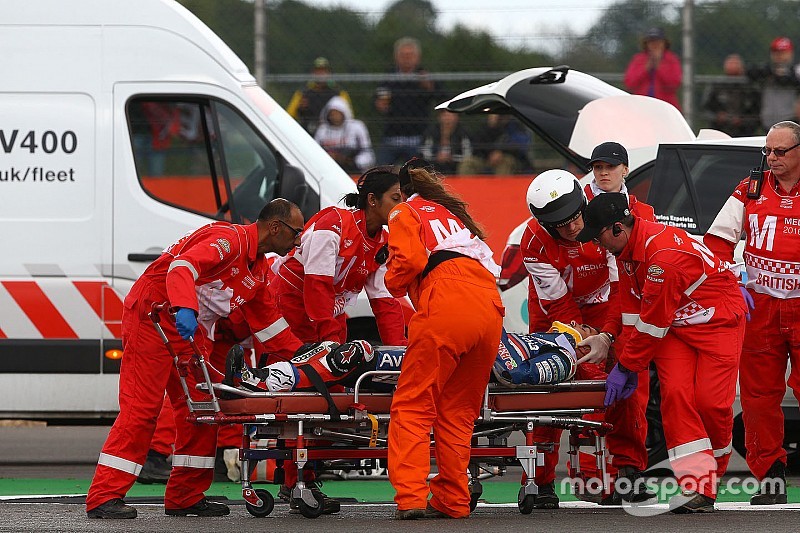 Loris Baz, Avintia Racing after his crash