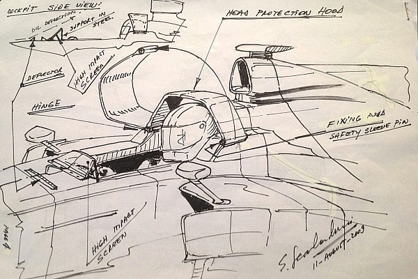 Exclusivo: projeto de "Windscreen Ativo" para F1 é revelado