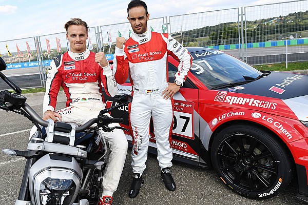 Davies y For&eacute;s, de la Ducati del WSBK al Audi TT Cup en Hungaroring