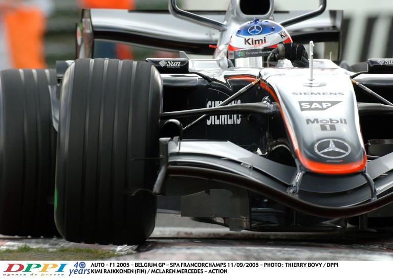 Raikkönen-győzelem a McLarennel Spa-ban 11 évvel ezelőtt