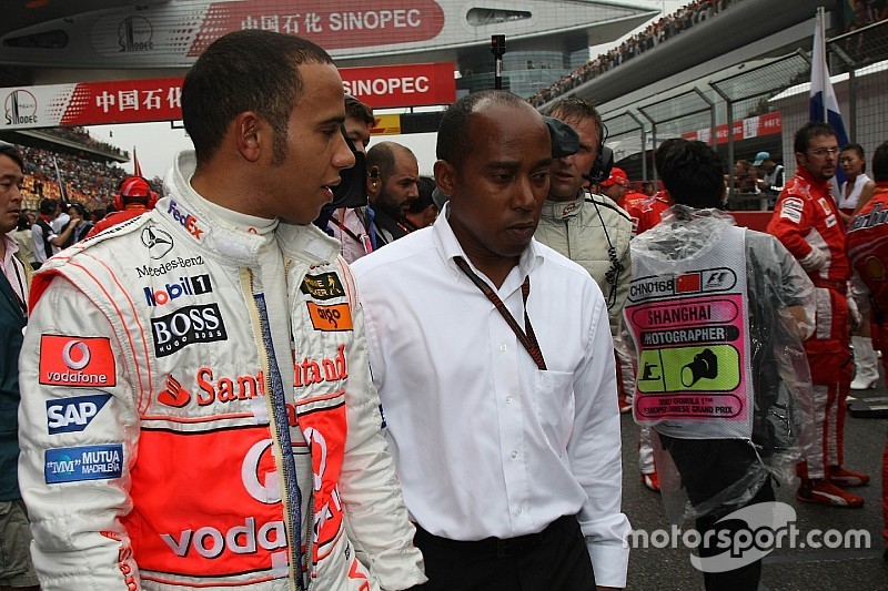 Lewis Hamilton, McLaren Mercedes con su padre a Anthony Hamilton, padre de Lewis Hamilton