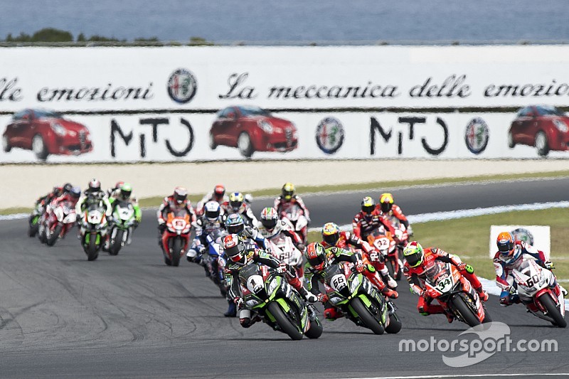 Jonathan Rea, Kawasaki Racing Team, Tom Sykes, Kawasaki Racing Team, Davide Giugliano, Aruba.it Raci