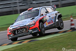 Dani Sordo lidera el Monza Rally Show con Valentino Rossi a un segundo