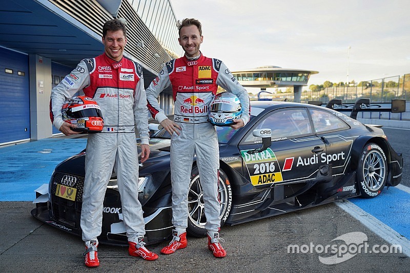 Loic Duval, Ren&eacute; Rast, Audi RS 5 DTM Test Car