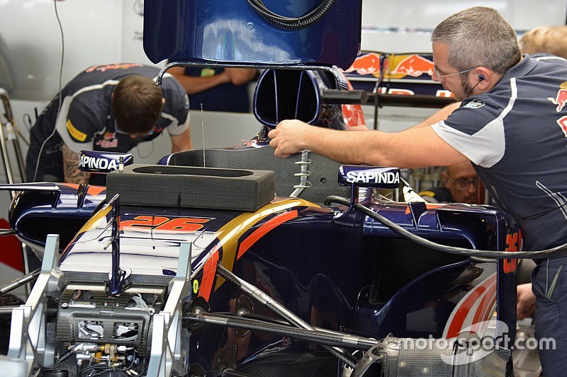 Daniil Kvyat, Scuderia Toro Rosso, detalle del STR11