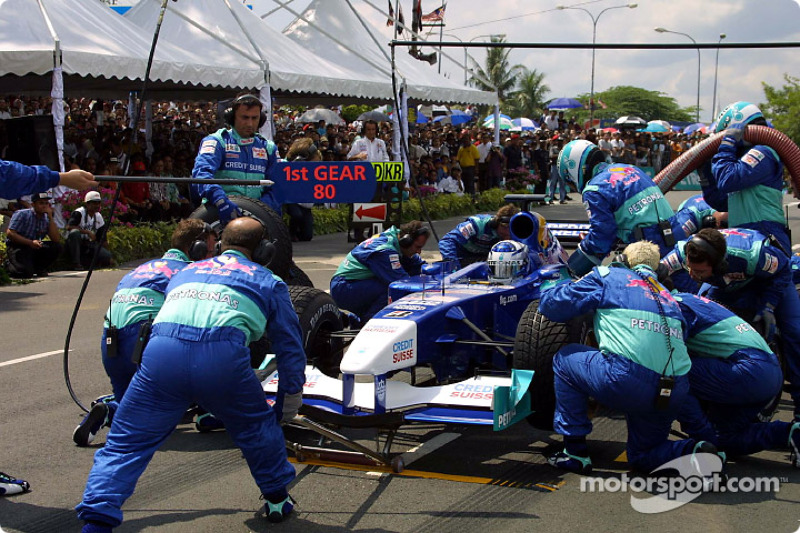 Equpo Sauber Petronas en Johor Bahru: Kimi Raikkonen