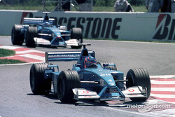 Jenson Button et Giancarlo Fisichella