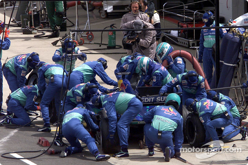 Pitstop for Kimi Raikkonen