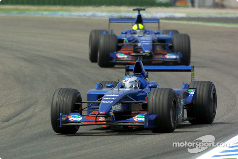 Jean Alesi and Luciano Burti