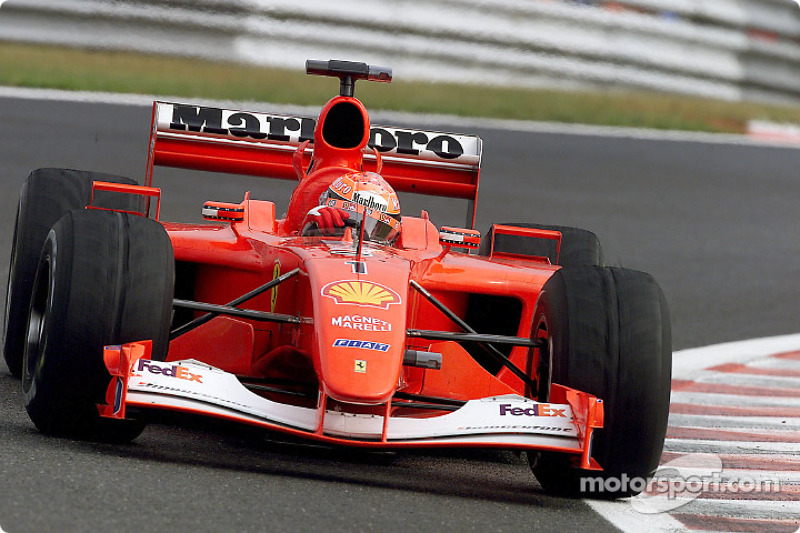 Além disso, Schumacher também superou naquele ano o recorde de vitória da F1, que era de Prost, com 51 triunfos.