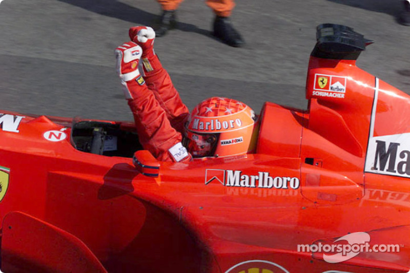 Michael Schumacher lors du GP d'Italie