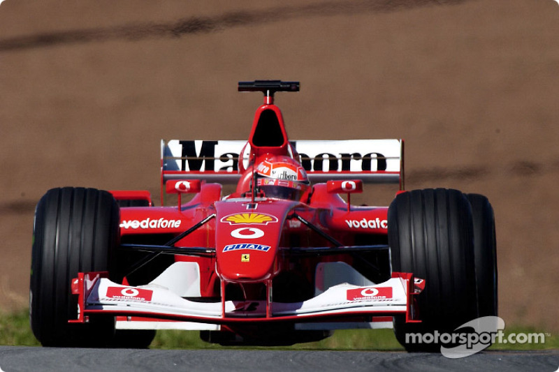 Michael Schumacher in the warmup session