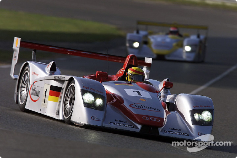 Frank Biela in the Infineon Audi R8 #1