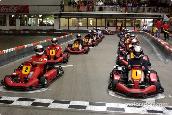 Karting en la pista de Michael Schumacher en Kerpen: con el mismo Michael en la pista