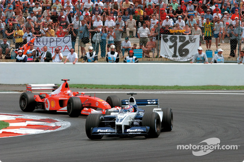 Juan Pablo Montoya, Williams, Michael Schumacher, Ferrari