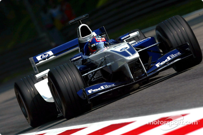 3º Juan Pablo Montoya, Williams-BMW FW24; Monza 2002: 259,828 km/h