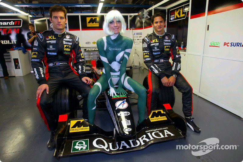 Mark Webber et Alex Yoong