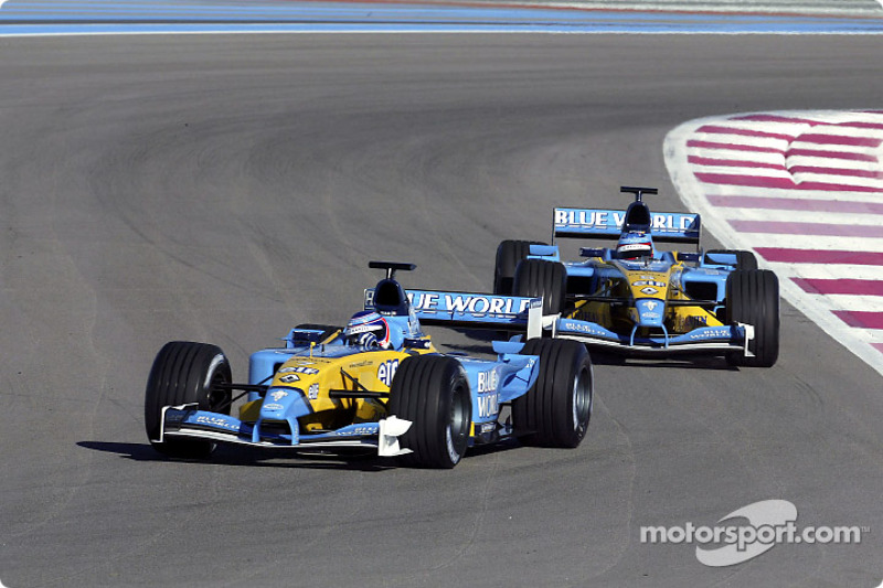 Jarno Trulli y Fernando Alonso