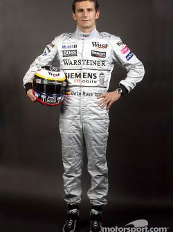 Le nouveau pilote d'essais McLaren-Mercedes Pedro de la Rosa