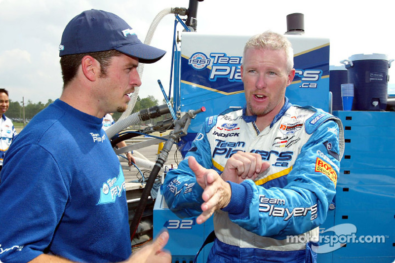 Patrick Carpentier et Paul Tracy