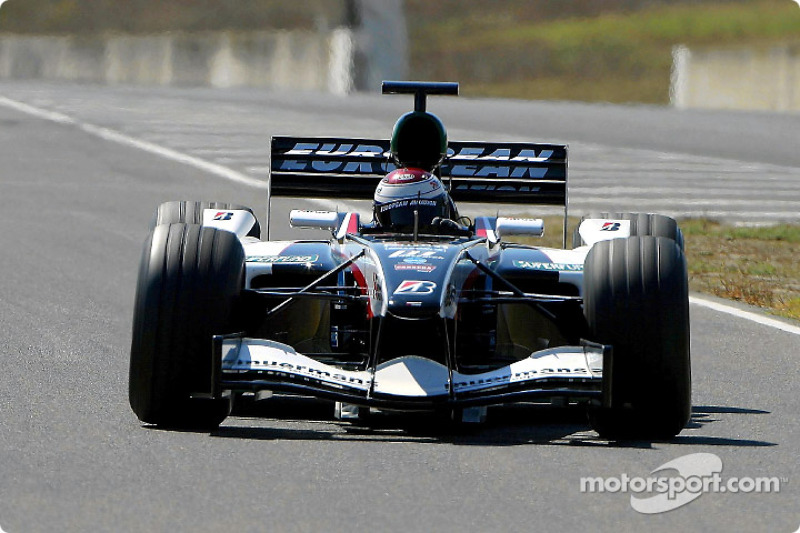 Minardi PS04 first step: Jos Verstappen