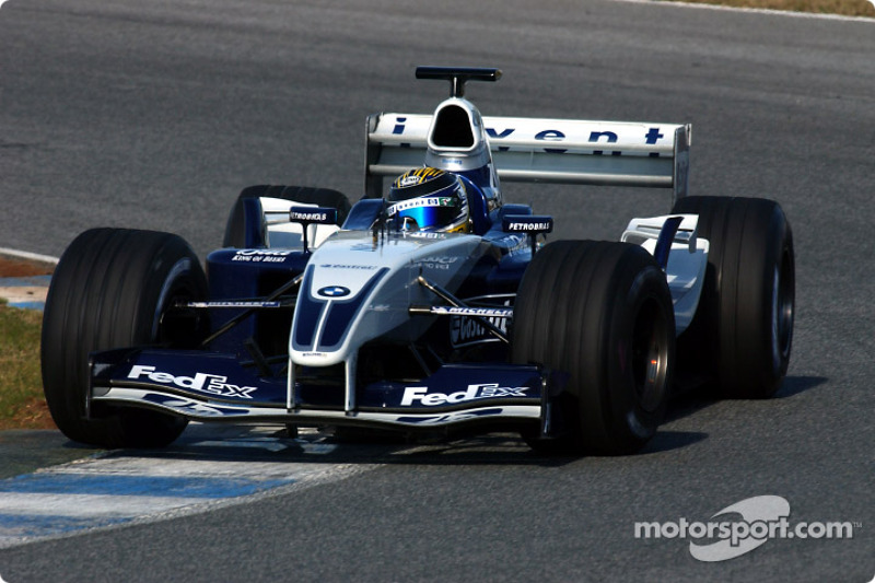 Декабрь 2003: Ещё одни тесты на машине Williams в Формуле 1