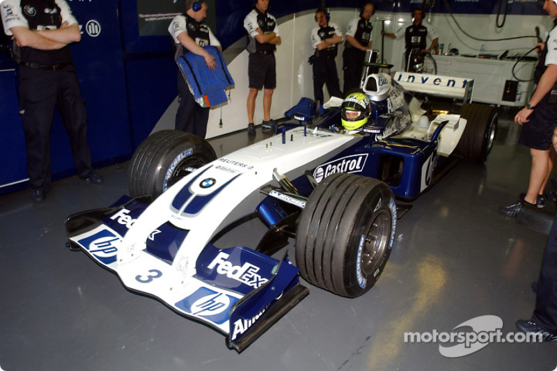 Ральф Шумахер тестує новий Williams FW26 BMW