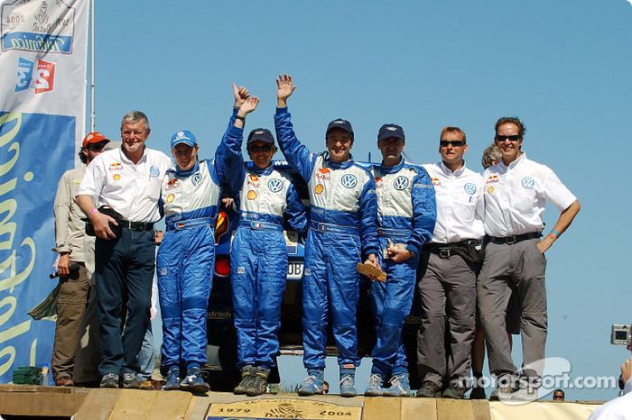 Bruno Saby y Matthew Stevenson, Jutta Kleinschmidt y Fabrizia Pons