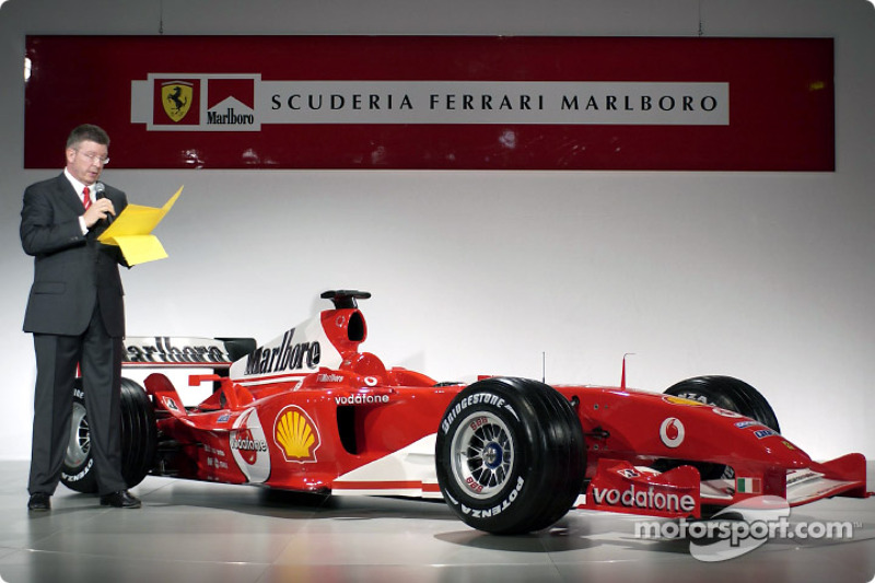 Ross Brawn talks about the new Ferrari F2004
