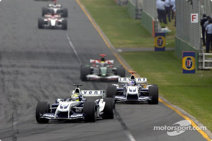 Ralf Schumacher y Juan Pablo Montoya